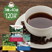 【ふるさと納税】北山村オリジナルドリップバッグコーヒー3種セット（各40袋計120袋入）