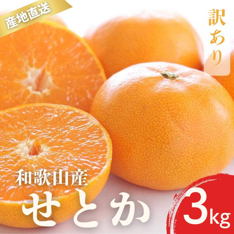 [先行予約]訳あり せとか 和歌山 有田 2S〜3Lサイズ混合 3kg [2月中旬〜3月下旬頃に順次発送]/ みかん フルーツ 果物 くだもの 蜜柑 柑橘