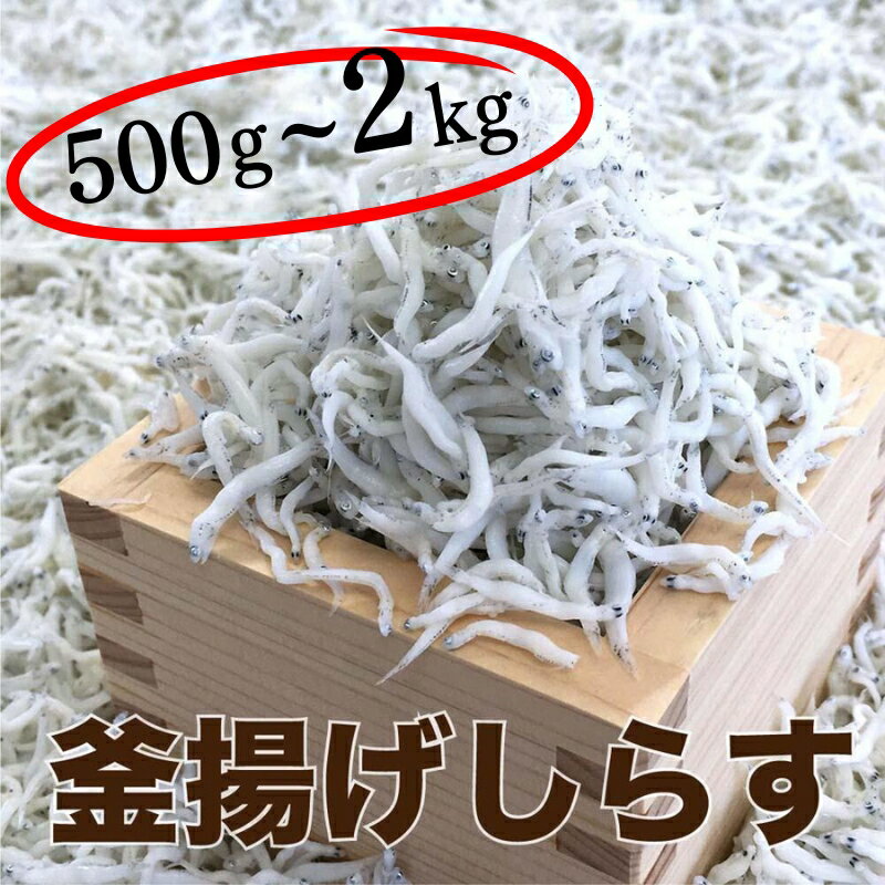 釜あげしらす 選べる容量 500g〜2kg / シラス 厳選 冷蔵便※離島への配送不可
