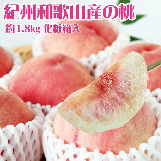 【ふるさと納税】 紀州和歌山産の桃 約1.8kg 化粧箱入 ※2025年6月下旬〜2025年8月上旬頃順次発送(お届け日指定不可) 【ふるさと納税】 紀州和歌山産の桃 約1.8kg 化粧箱入 ※2025年6月下旬〜2025年8月上旬頃順次発送(お届け日指定不可)
