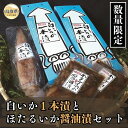 【ふるさと納税】B24-071 白いか1本漬とほたるいか醤油漬セット【数量限定】 鳥取県 おすすめ 白いか ほたるいか 白いか1本漬 ほたるいか醤油漬