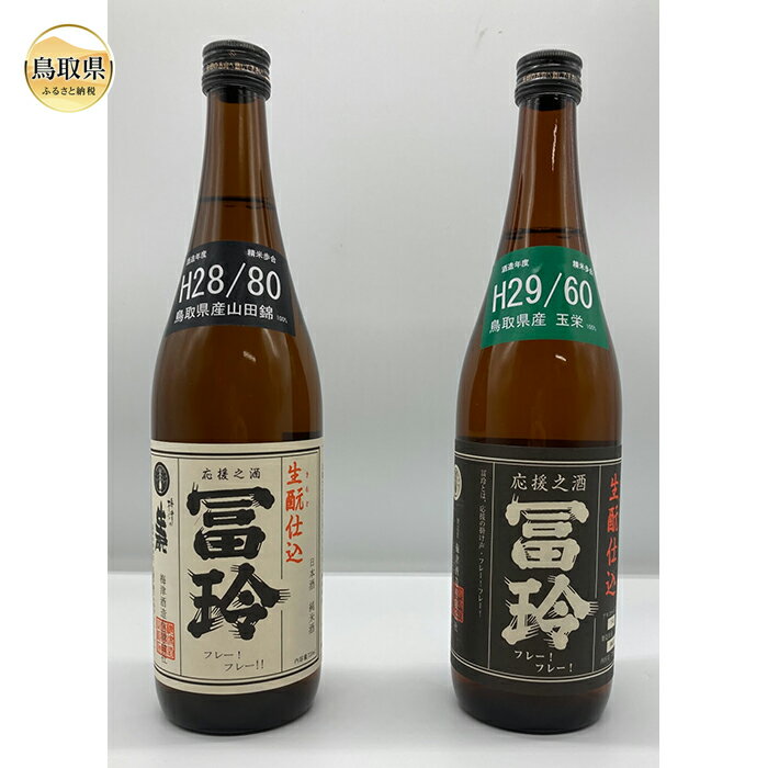 鳥取県の美味しい酒 日本酒 2本セット