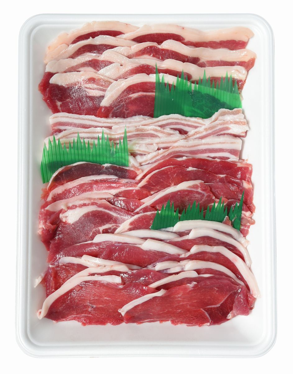  鳥取県産天然猪肉 ミックススライス2.4kg
