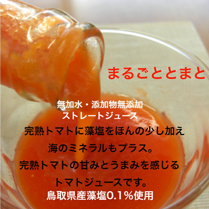 【ふるさと納税】C24-099 鳥取県日南町のトマトジュースとジンジャーシロップセット
