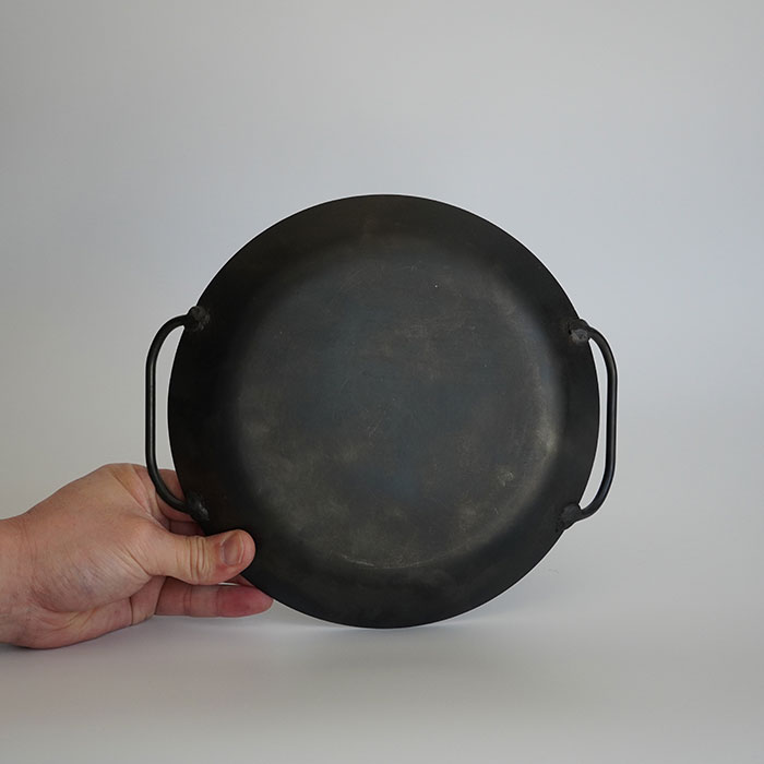 【ふるさと納税】D24-097 両耳フライパン（鉄製）Sサイズ【数量限定】