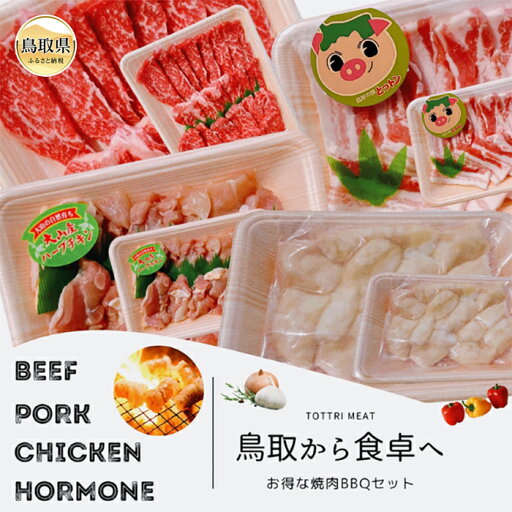 【ふるさと納税】と24-010 鳥取県産 焼肉セット 2.4kg (6~10人前) ホルモン 丸腸 牛肉 豚肉 鶏肉 バーベキュー 鳥取産 BBQ ファミリーセット 【ふるさと納税】と24-010 鳥取県産 焼肉セット 2.4kg (6~10人前) ホルモン 丸腸 牛肉 豚肉 鶏肉 バーベキュー 鳥取産 BBQ ファミリーセット