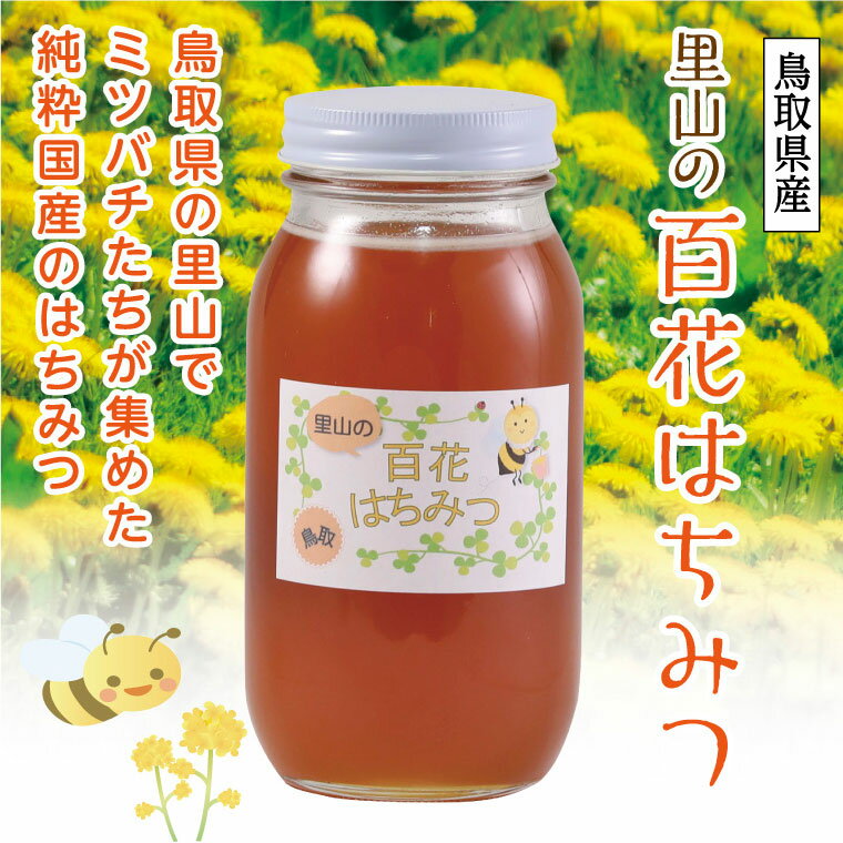 【ふるさと納税】0159 里山の百花蜂蜜　　鳥取　ハチミツ　国産　送料無料