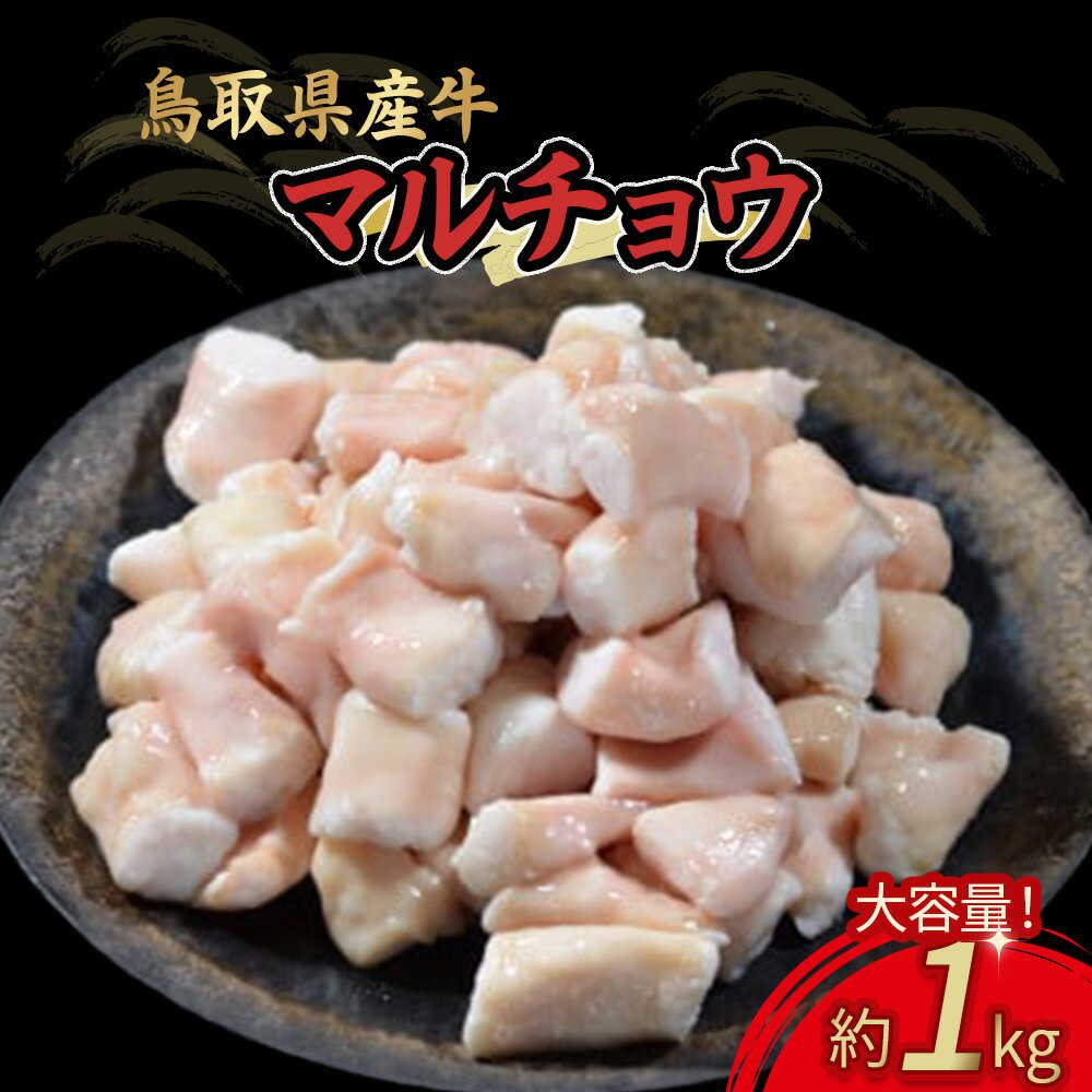 【ふるさと納税】鳥取県産牛 マル腸 1kg 国産 牛肉 マルチョウ ホルモン 小腸 肉 県産牛 鍋 焼肉 焼き肉 炒め物 もつ