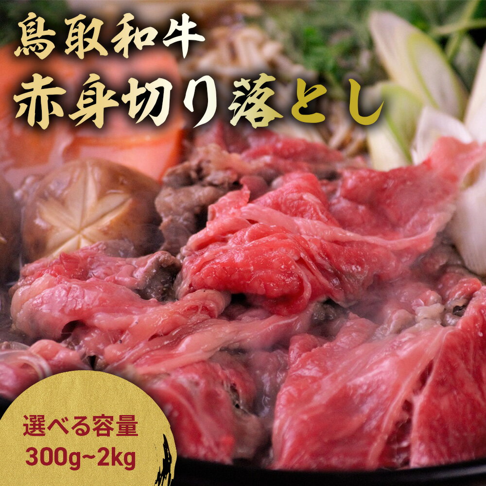鳥取和牛 赤身切り落とし (300g〜2kg) 切り落とし 牛肉 国産 和牛 黒毛和牛 肉 赤身 ブランド牛 国産牛 鳥取県 倉吉市