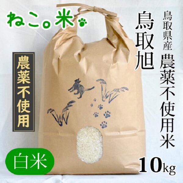 【ふるさと納税】農薬不使用 米 鳥取旭（10kg） 鳥取県産 幻の品種 白米