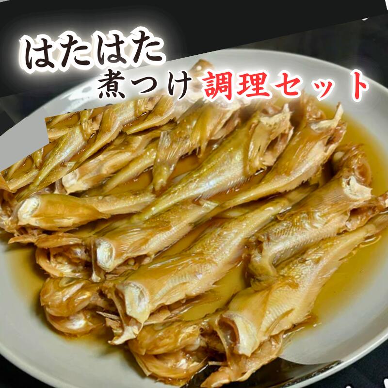 【ふるさと納税】ハタハタ 簡単煮つけセット 2パック 鳥取県岩美町特産|鳥取 岩美 ハタハタ はたはた 煮もの 惣菜 はたはた たれ付き 冷凍【24010】