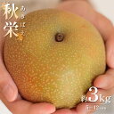 31位! 口コミ数「0件」評価「0」【先行予約】秋栄(あきばえ)3kg|鳥取 果物 くだもの フルーツ なし 梨 和梨 旬 数量限定【41034】