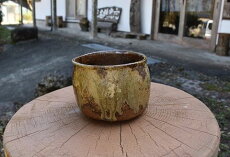 【ふるさと納税】眞名焼 抹茶茶碗(筒形)【71005】