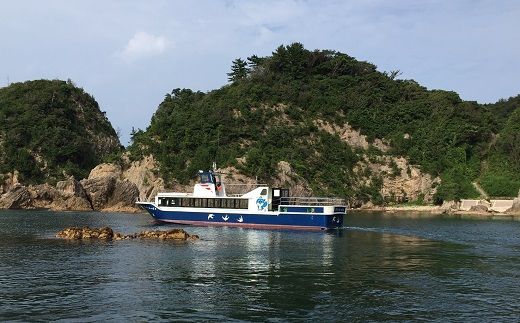 [62002]浦富海岸島めぐり遊覧船 グラスボート乗船券