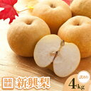 【ふるさと納税】【訳あり】新興梨 4kg【配送不可地域:離島・北海道・沖縄県】【1593380】