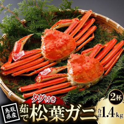 【ふるさと納税】【先行予約】鳥取県産 タグ付き 茹 松葉がに 700g×2杯(中村商店)2026年11月発送【配送不可地域：離島・北海道・沖縄県・東北・信越、北陸】【1654016】