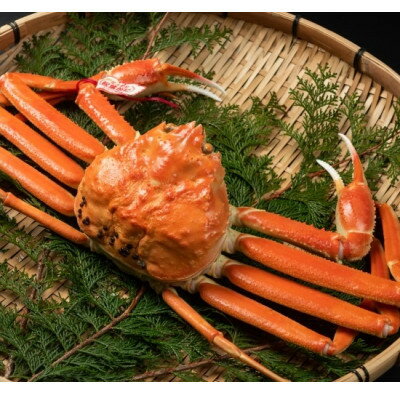 【ふるさと納税】【11月中旬以降順次発送】ブランドタグ付ボイル松葉ガニ(LL　約1kg)　OM-25【配送不可地域：離島・北海道・沖縄県・東北・信越、北陸】【1745610】
