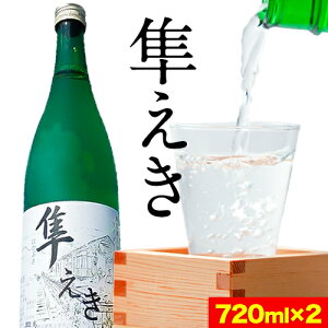 【ふるさと納税】日本酒 鳥取県産純米吟醸酒「隼えき」2本セット 株式会社北岡本店《90日以内に出荷予定(土日祝除く)》鳥取県 八頭町 純米吟醸酒 酒 送料無料