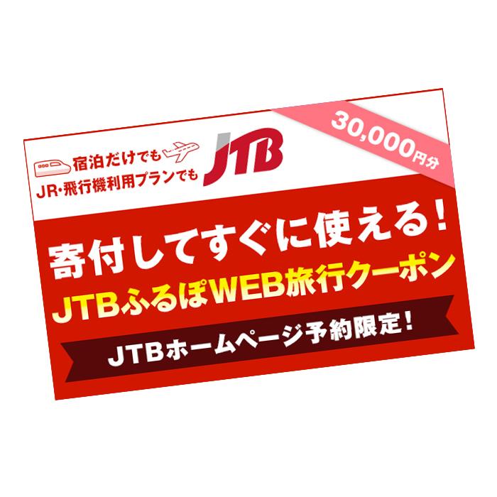 【ふるさと納税】【三朝町】JTBふるぽWEB旅行クーポン（30,000円分）