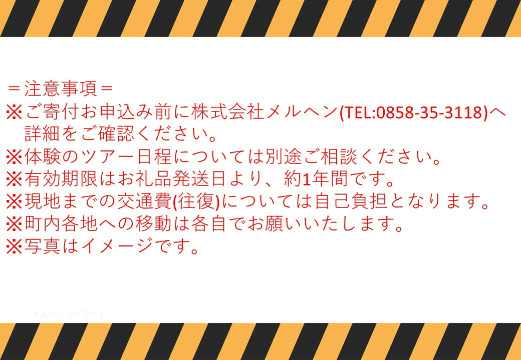 【ふるさと納税】湯梨浜町四季体験ツアーその2