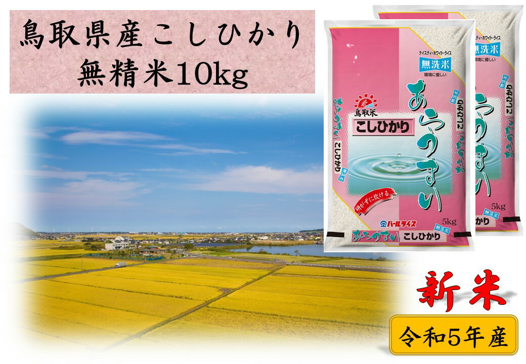 【ふるさと納税】鳥取県産こしひかり◇無洗米10kg◇2022年産...