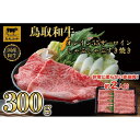 【ふるさと納税】鳥取和牛オレイン55 サーロインしゃぶしゃぶすき焼き 300g 1257 | 肉 お肉 にく 食品 鳥取県産 人気 おすすめ 送料無料 ギフト