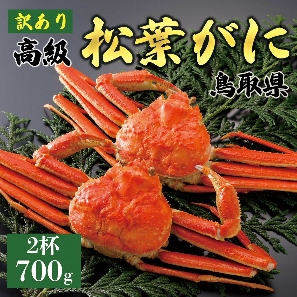 【ふるさと納税】【2025年11月発送】特撰 松葉がに(茹)【訳あり】700g超のサイズ 2杯