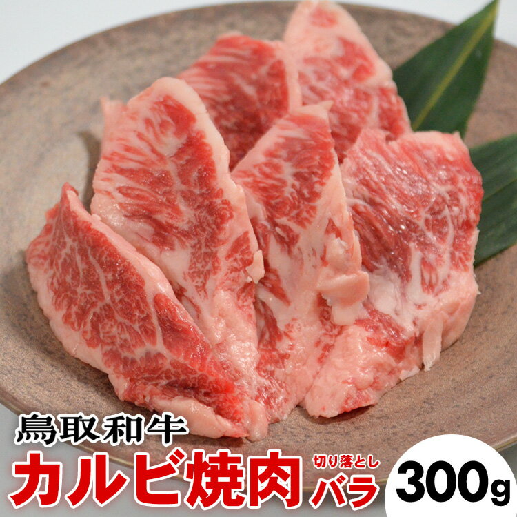 鳥取和牛カルビ焼肉切り落としバラ(300g)※着日指定不可※離島への配送不可