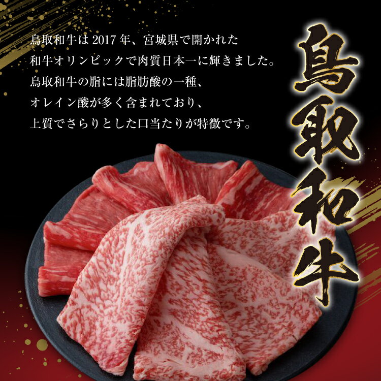 【ふるさと納税】鳥取和牛切り落とし（300g）※着日指定不可※離島への配送不可