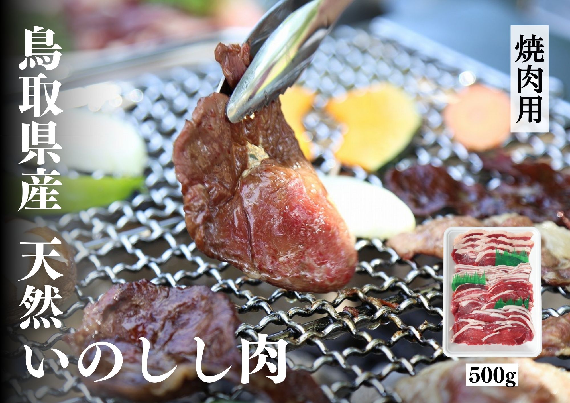 【ふるさと納税】鳥取県産猪　ミックススライス　500g