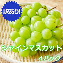 【ふるさと納税】929.【訳あり】シャインマスカット 350g×4パック ≪果物 フルーツ くだもの≫ ※2025年8月下旬頃〜9月下旬頃に順次発送予定