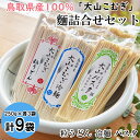 4位! 口コミ数「0件」評価「0」IW03：鳥取県産大山こむぎ麺セット（パスタ・粒うどん・冷麺）9袋