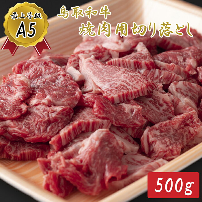 A5等級!鳥取和牛焼肉用切り落とし500g