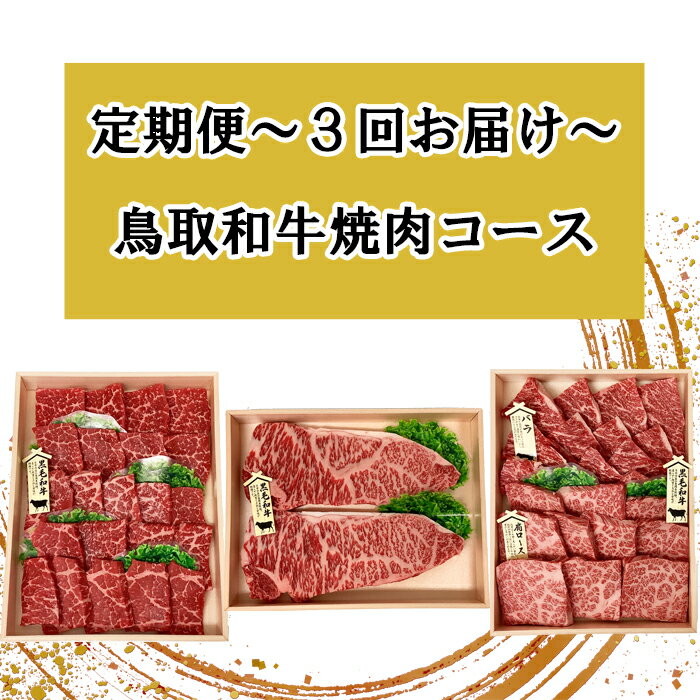 [3回定期便]鳥取和牛焼肉コース