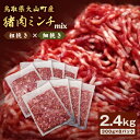 【ふるさと納税】猪肉ミンチ 挽き肉 粗挽き・細挽きセット 2