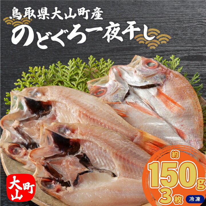 白身のトロ「のどぐろ」の干物 3枚 のどぐろ干物 OM-38 鳥取県 鳥取県産 大山町 大山 天然 干物 ノドグロ 要冷凍 魚 魚介類 魚介 さかな 高級 高級魚 干し 冷凍30日 一夜干し 脂 白身 のどぐろ一夜干し