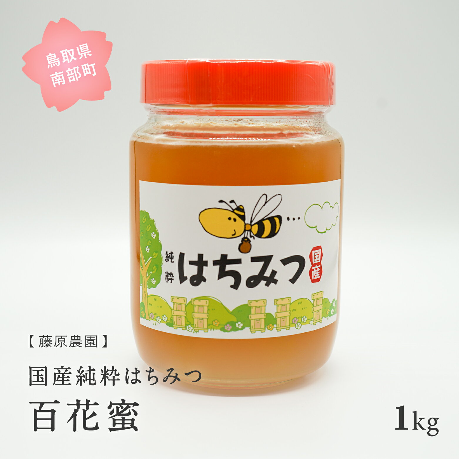 【ふるさと納税】里地・里山のめぐみ　[ハチミツ1kg(百花蜜)]　鳥取県産純粋ハチミツ はちみつ 蜂蜜 ハチミツ 国産 鳥取県南部町