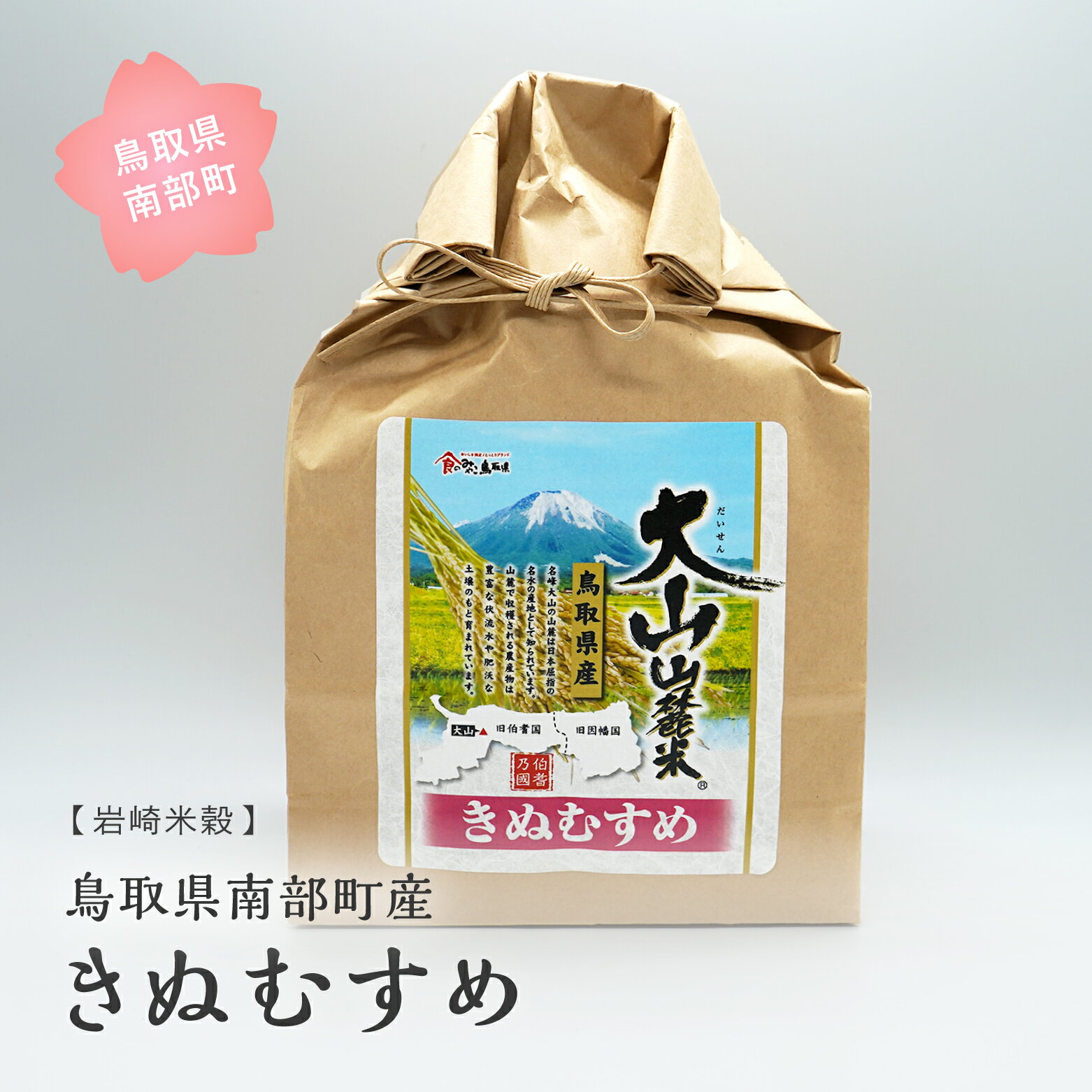 鳥取県南部町産 きぬむすめ 5kg / 10kg / 20kg 令和5年産 キヌムスメ 5キロ 10キロ 20キロ 米 お米 おこめ こめ コメ 白米 精米 玄米 岩崎米穀