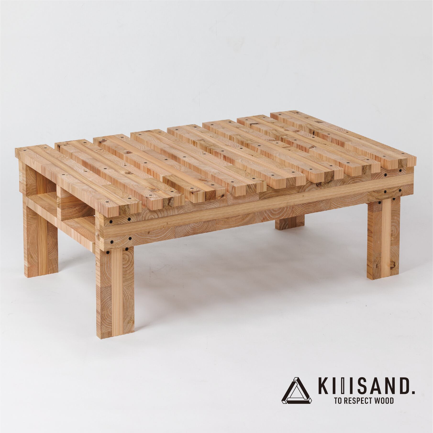 【ふるさと納税】＜DIY用＞ デッキ PARTS KIT (木材パーツ17本・ビス76本・ボンド1本) 材木 木 SDGs 木 Kiiisand. CLT 無塗料 鳥取CLT