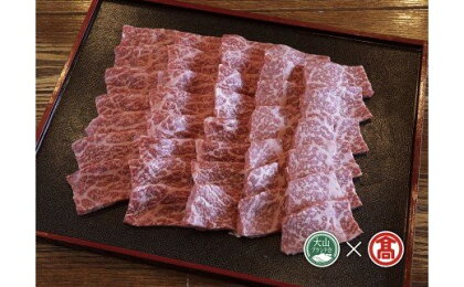 ＜はなふさ＞大山黒牛モモ焼肉用 500g（大山ブランド会）米子高島屋 31-AC4 0251