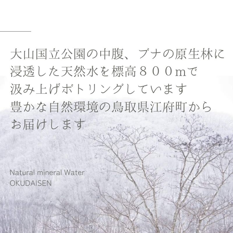 【ふるさと納税】水 定期便3回 天然水奥大山 2L 12本×3回 計36本（3ヶ月連続発送）ミネラルウォーター 2リットル ペットボトル 水工場ヨーデル PET 軟水 産地直送 送料無料 奥大山ブランド 0613