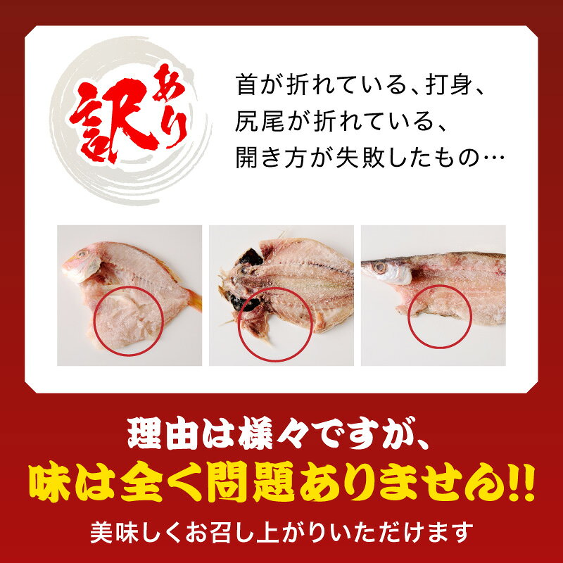 【ふるさと納税】訳あり 干物てんこ盛りセット 3kg以上 ふるさと納税 魚 魚介類 カレイ あじ するめ 鯛 ニギス のどぐろ いか ハタハタ かます 干物 冷凍 セット【033_1790】