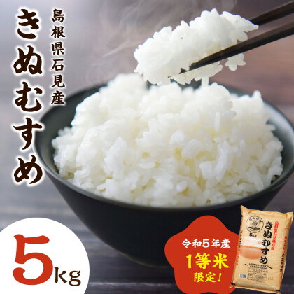 【令和5年産】石見産きぬむすめ5kg 白米 玄米 選択可 お取り寄せ 特産 お米 精米 ごはん ご飯 コメ 新生活 応援 準備 5キロ 【970】