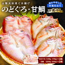 【ふるさと納税】【レビューCP対象】山陰浜田港「のどぐろ一夜干し・甘鯛一夜干し」 魚 干物 乾物 干もの ひもの 一夜干し のどぐろ アマダイ 甘鯛 鯛 セット...