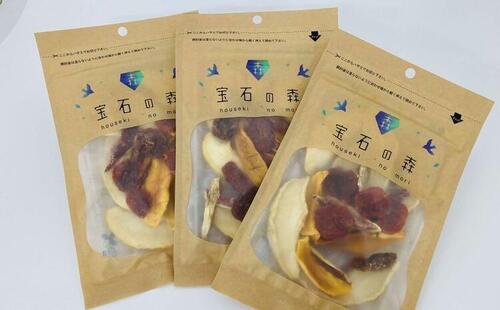 【ふるさと納税】浜田市特産セミドライミックス”宝石の森”（55g×3袋） ドライフルーツ セミドライ ミックス 柿 いちじく 梨 トマト 3袋 セット 小分け 個包装 【032_2078】