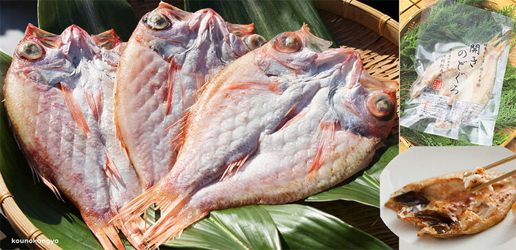 【ふるさと納税】山陰浜田港厳選のどぐろ干物（2〜3枚 計300g前後）のどぐろ本来の旨味に出会う渾身の干物 河野乾魚店 魚介類 魚貝類 のどぐろ 干物 干もの 一夜干し 人気 グルメ お取り寄せ 【019_1945】