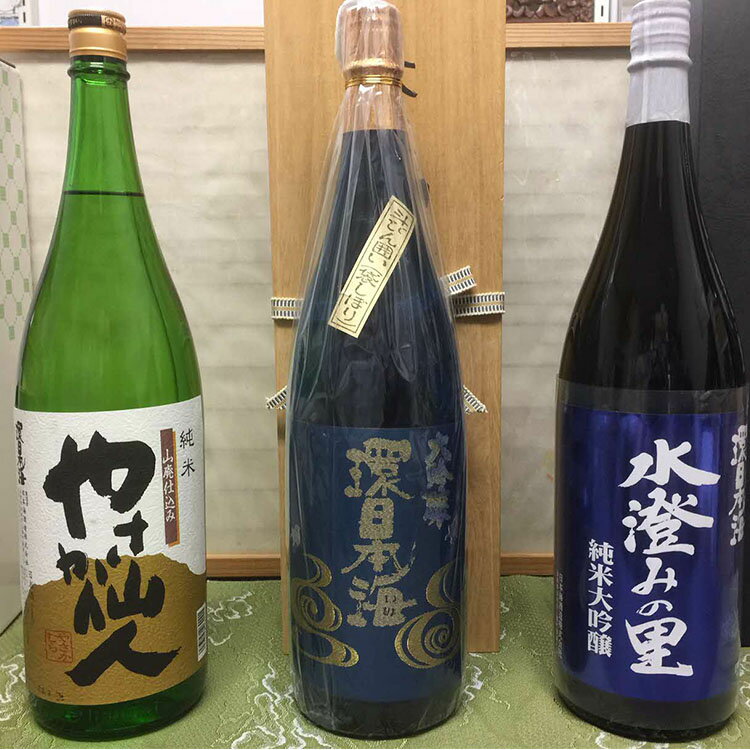 [定期便]環日本海 飲み比べ 日本酒1800mlを年3回お届け 定期便 定期 3回 大吟醸 純米大吟醸 地酒 酒 日本酒 飲み比べ セット ギフト 贈り物 [1274]