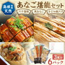 【ふるさと納税】【レビューCP対象】浜田のあなご堪能セット 時短 穴子 魚介類 魚貝類 海の幸 蒲焼 簡単調理 レンジでチン 湯煎 小分け セット 詰め合わせ ...