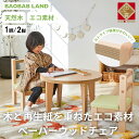 【ふるさと納税】BAOBAB LAND 子供用 椅子 ウッドチェア 1脚 2脚セット キッズチェア 子供イス 木製 椅子 いす エコ 天然木 ビーチ材 選べる ...