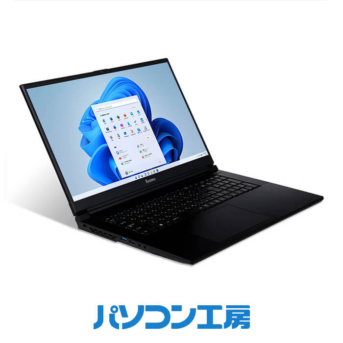 パソコン工房 17インチスタンダードノートパソコン 17インチ Core i7/SSD Windows 11 Home メモリ8GB ストレージ500GB